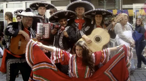 Trio Mexicaanse muziek