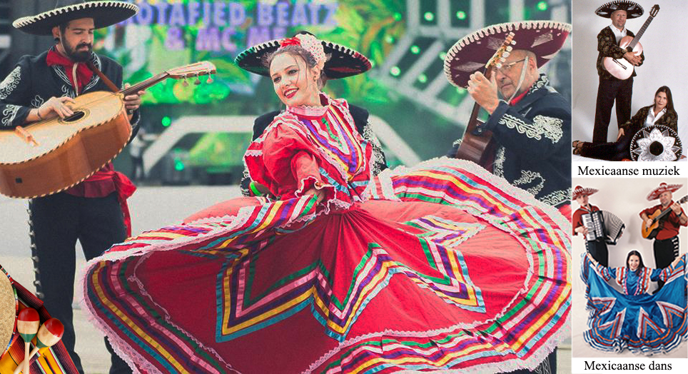 Mariachi muziek emn danseressen