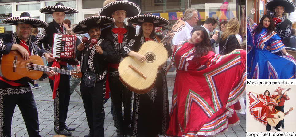 Mariachi muziek emn danseressen